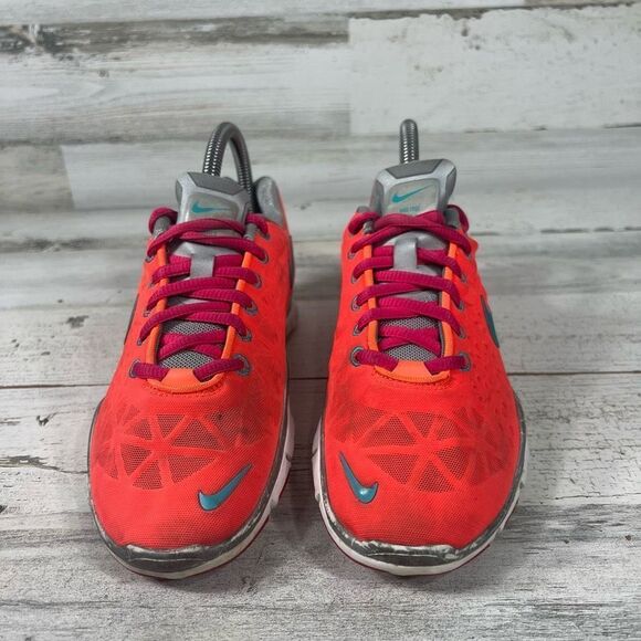 Nike Free 5.0 Womens Road Running Athletic Sneaker Shoes Orange Size 5 - Picture 4 of 8